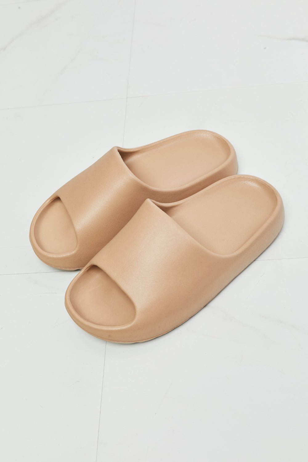 NOOK JOI In My Comfort Zone Slides in Beige - Cheeky Chic Boutique