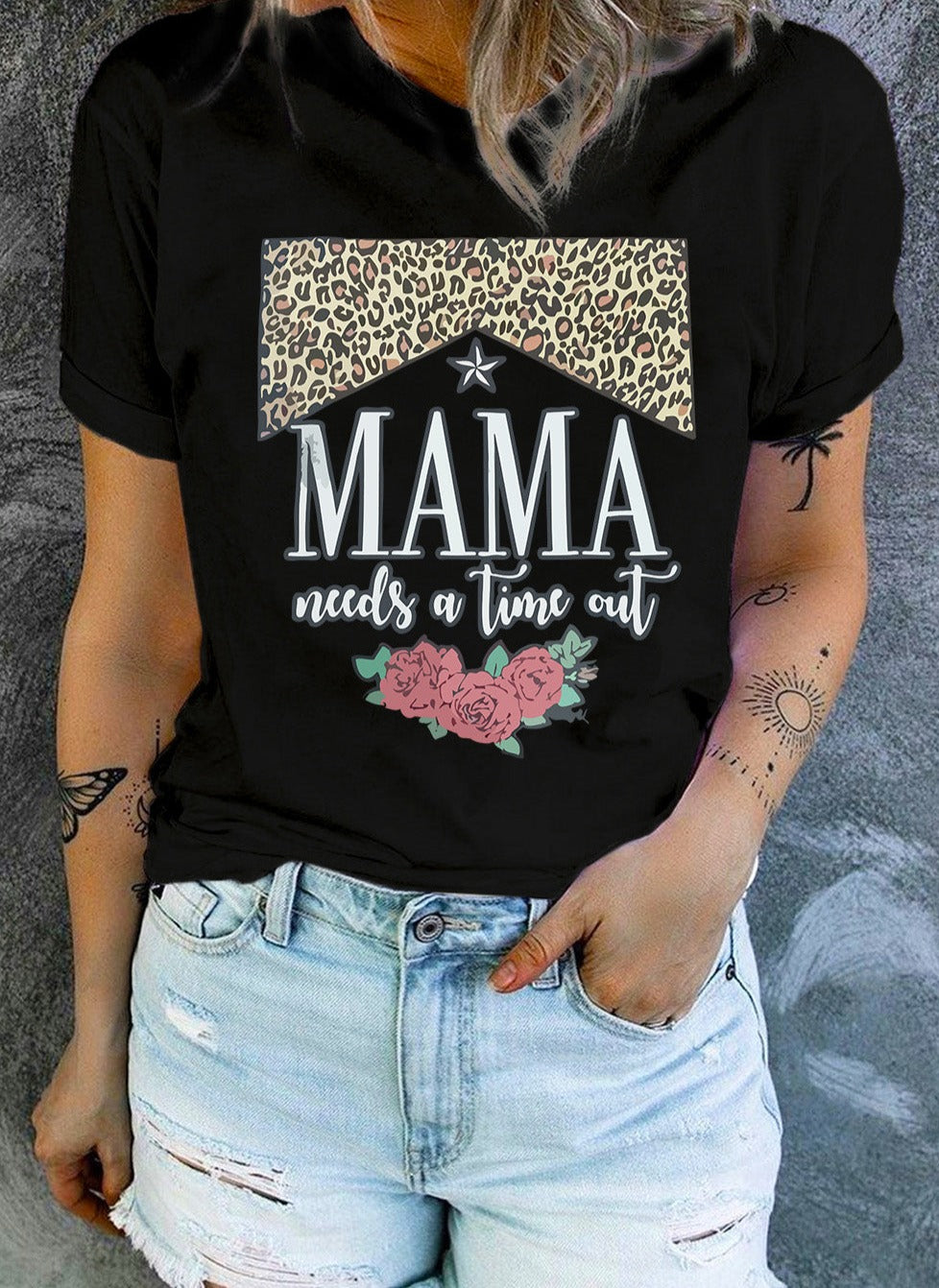 MAMA NEEDS A TIME OUT Graphic Tee - Cheeky Chic Boutique