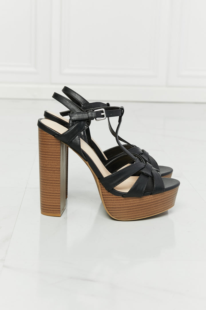 Legend She's Classy Strappy Heels - Cheeky Chic Boutique