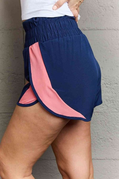 Put In Work Navy Active Shorts - Cheeky Chic Boutique