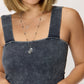 In and Out Vintage Washed Tank - Cheeky Chic Boutique