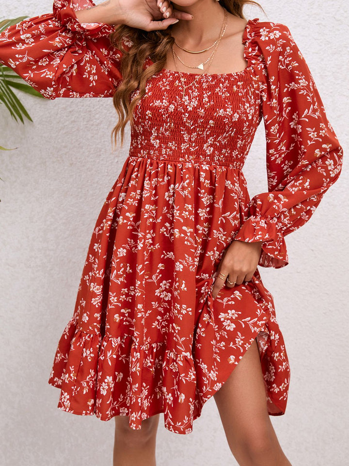 Fields of Love Floral Mini Dress - Cheeky Chic Boutique