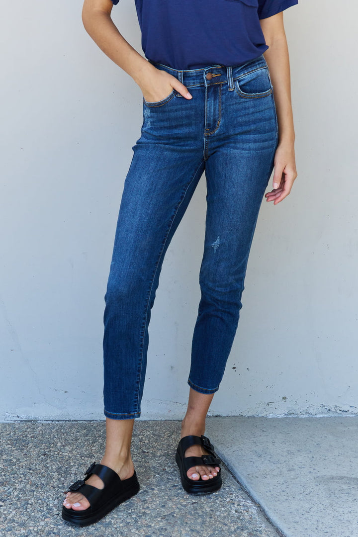Judy Blue Aila Relax Fit Jeans - Cheeky Chic Boutique