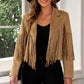 In My Soul Fringe Blazer - Cheeky Chic Boutique