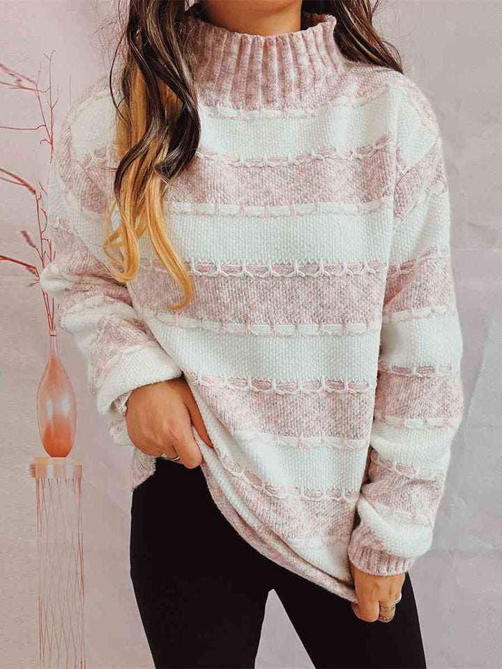 Color Story Striped Sweater - Cheeky Chic Boutique