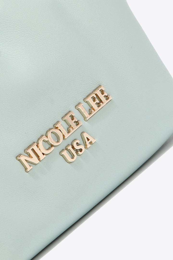 Nicole Lee USA Faux Leather Pouch - Cheeky Chic Boutique