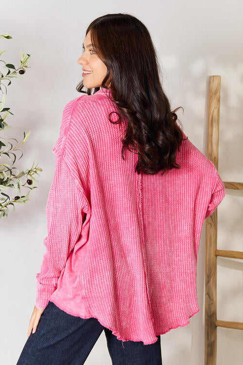 Dance to the Beat Button Up Shirt - Cheeky Chic Boutique