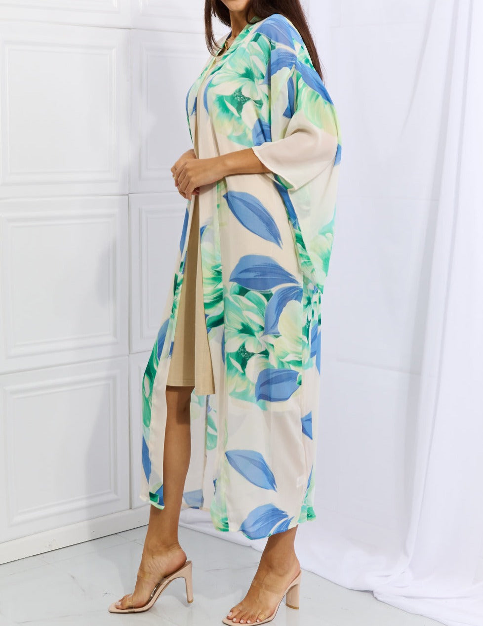 Colorful Minds Floral Kimono - Cheeky Chic Boutique