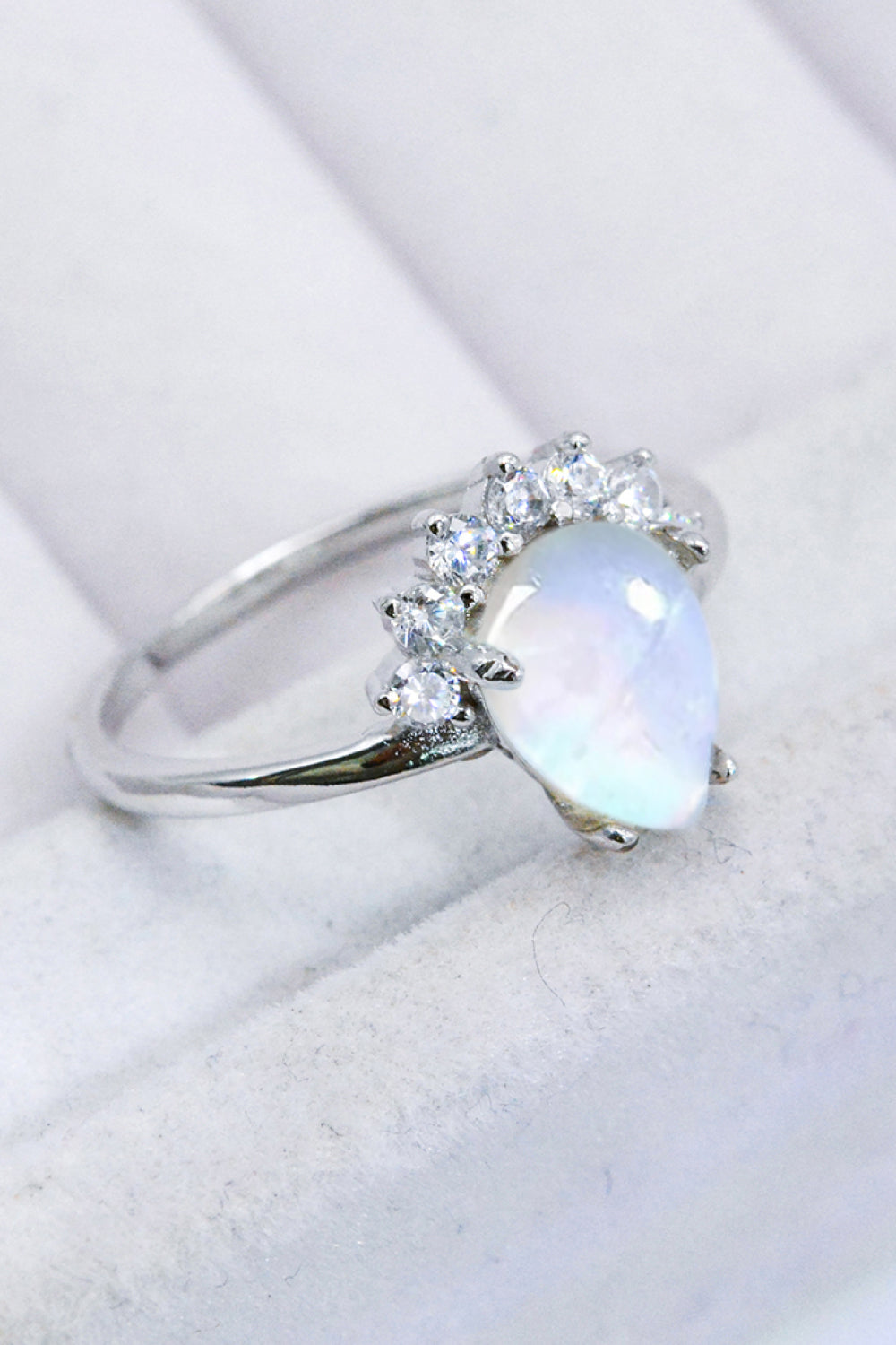 925 Sterling Silver Moonstone Ring - Cheeky Chic Boutique