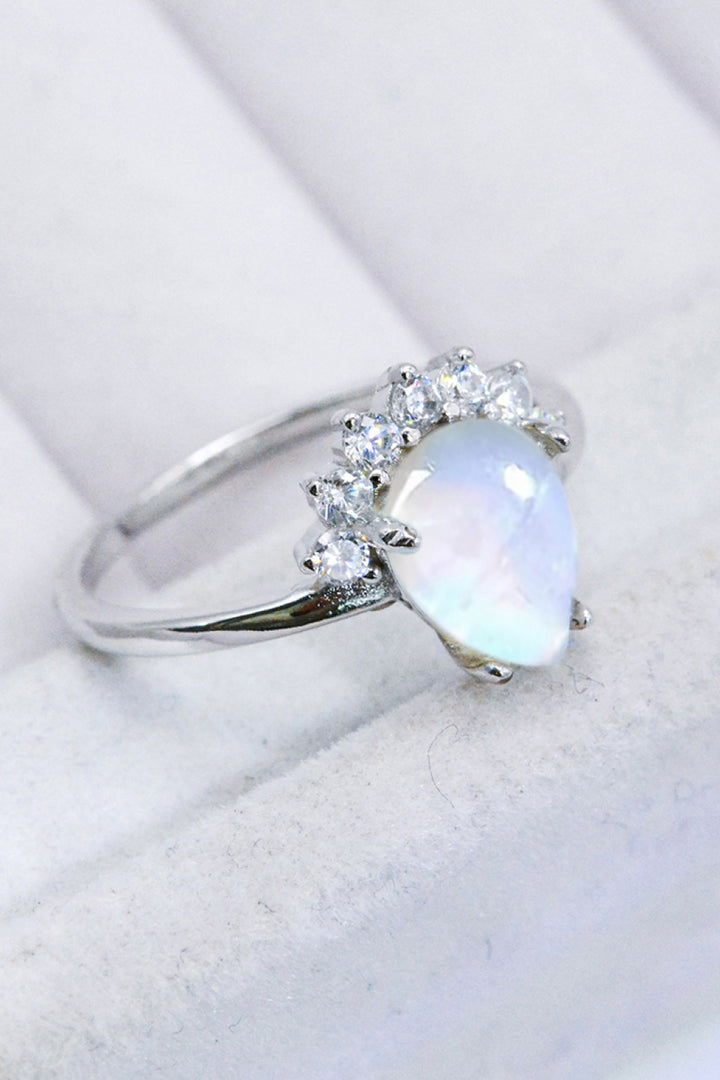 925 Sterling Silver Moonstone Ring - Cheeky Chic Boutique
