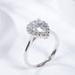 1.5 Carat Moissanite Teardrop Ring - Cheeky Chic Boutique