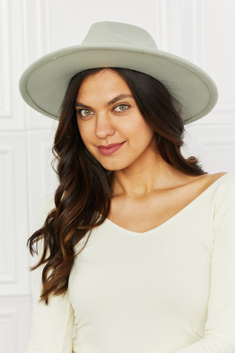 Fame Keep Your Promise Fedora Hat in Mint - Cheeky Chic Boutique