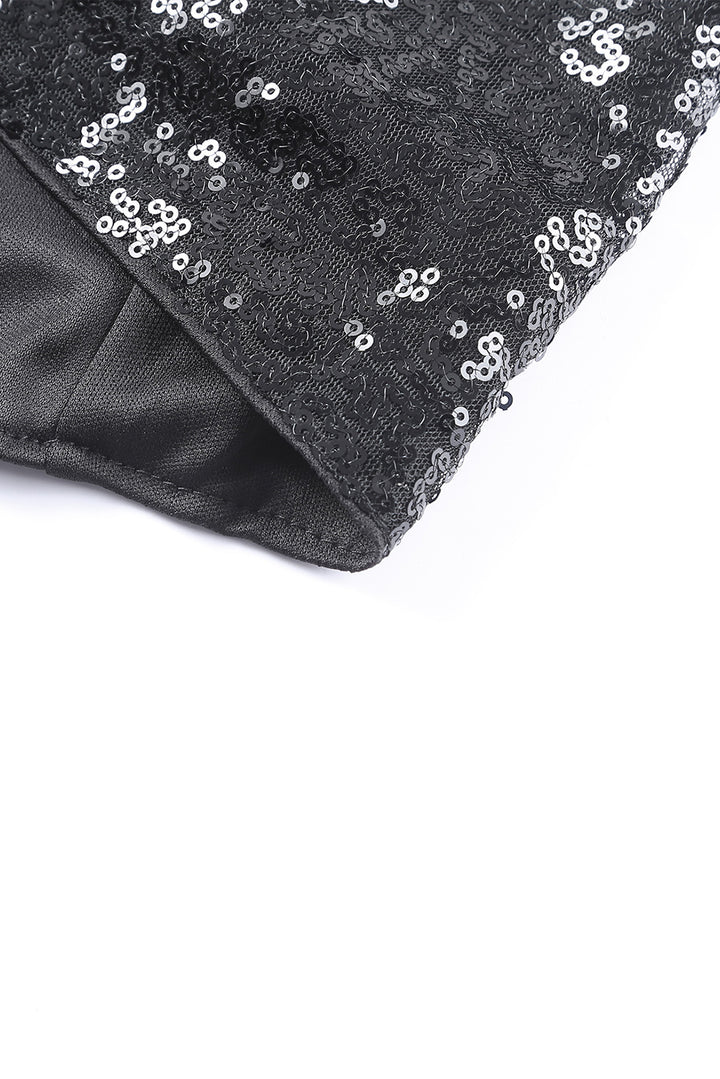 Sequin Fringe Detail Sleeveless Dress - Cheeky Chic Boutique