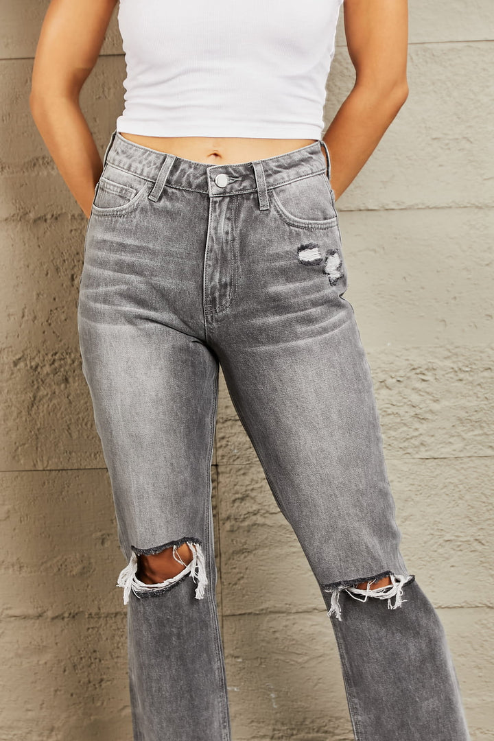 Jamie Stone Wash Straight Jeans - Cheeky Chic Boutique