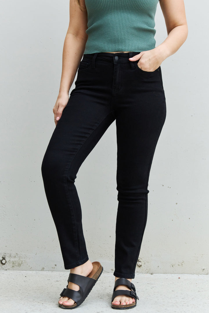 Judy Blue Kenya Mid Rise Slim Jeans - Cheeky Chic Boutique