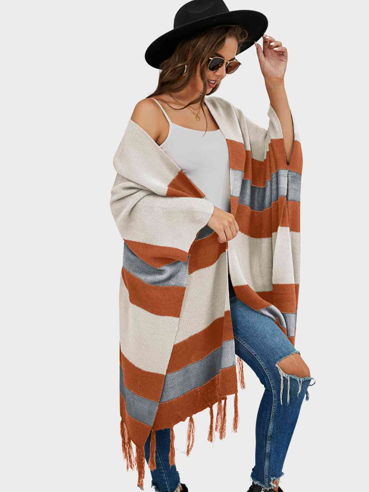 Falling Again Fringe Cardigan - Cheeky Chic Boutique