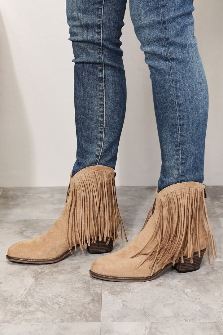 Stockyards Western Ankle Boots - Cheeky Chic Boutique