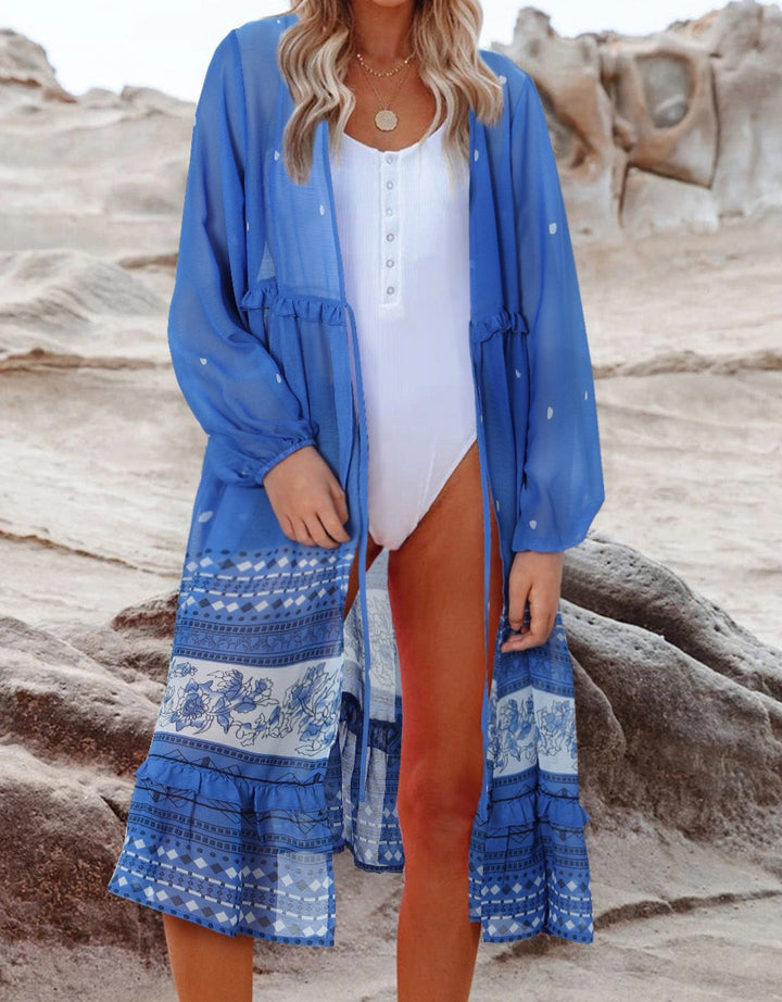 Transitions Floral Kimono - Cheeky Chic Boutique