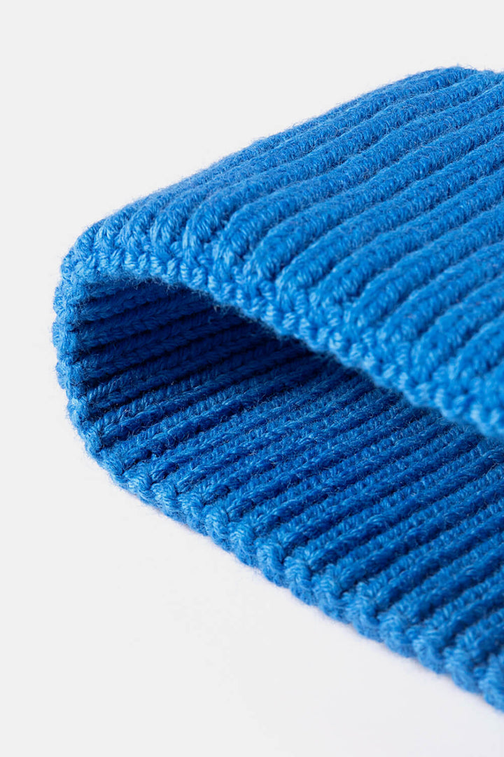 Contrast Tie-Dye Cable-Knit Cuffed Beanie - Cheeky Chic Boutique