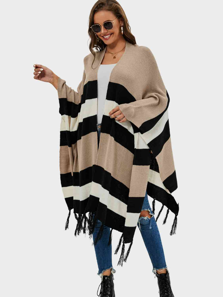 Falling Again Fringe Cardigan - Cheeky Chic Boutique