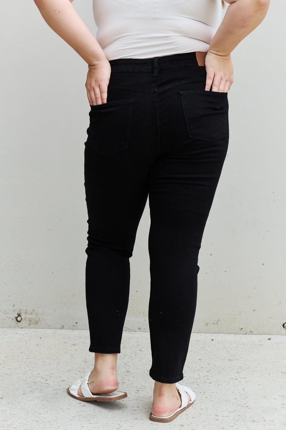 Judy Blue Kenya Mid Rise Slim Jeans - Cheeky Chic Boutique