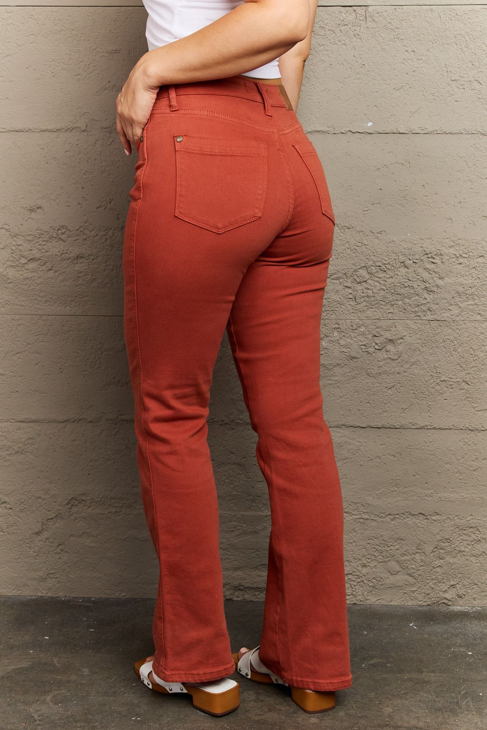 Judy Blue Olivia Terracotta Jeans - Cheeky Chic Boutique
