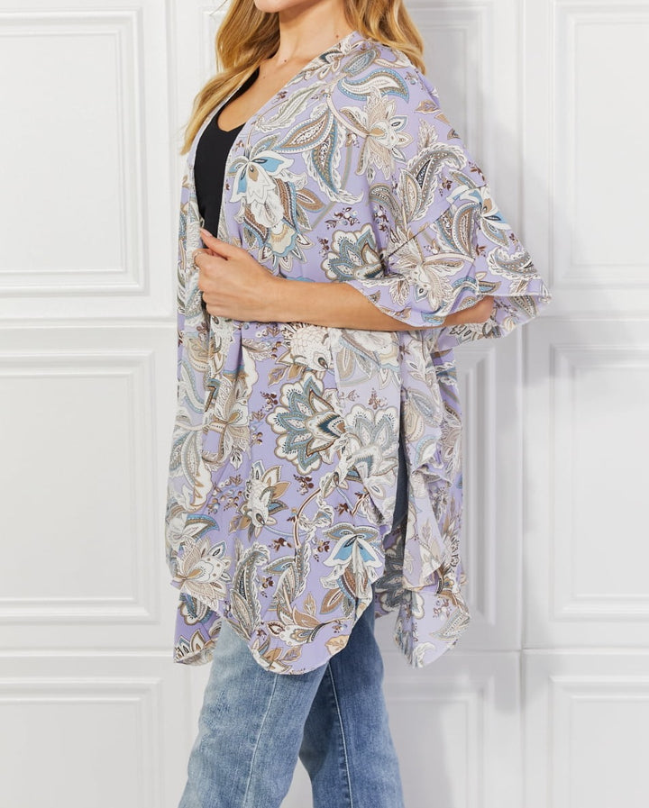 Justin Taylor Secret Garden Floral Kimono - Cheeky Chic Boutique