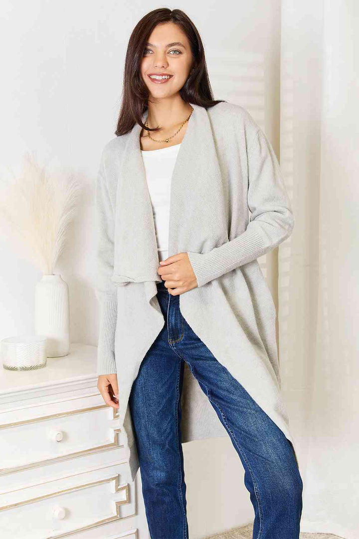Gray Skies Duster Cardigan - Cheeky Chic Boutique