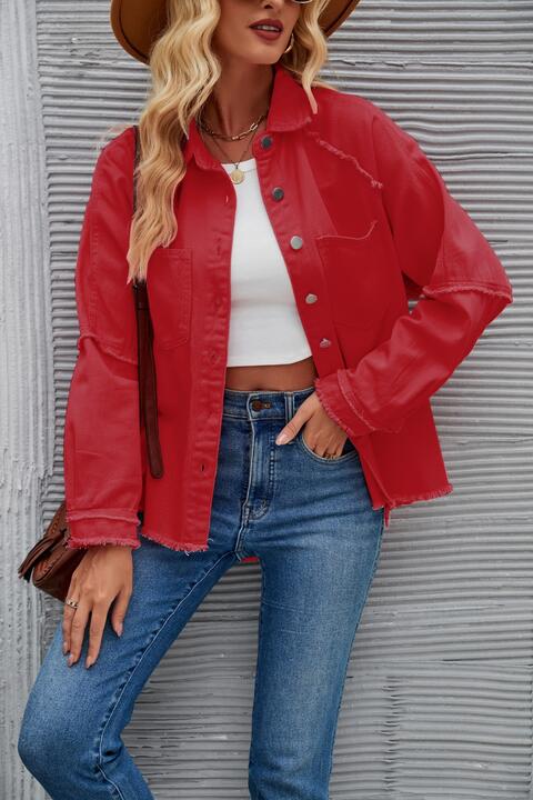 Never Leave Without It Denim Jacket - Cheeky Chic Boutique