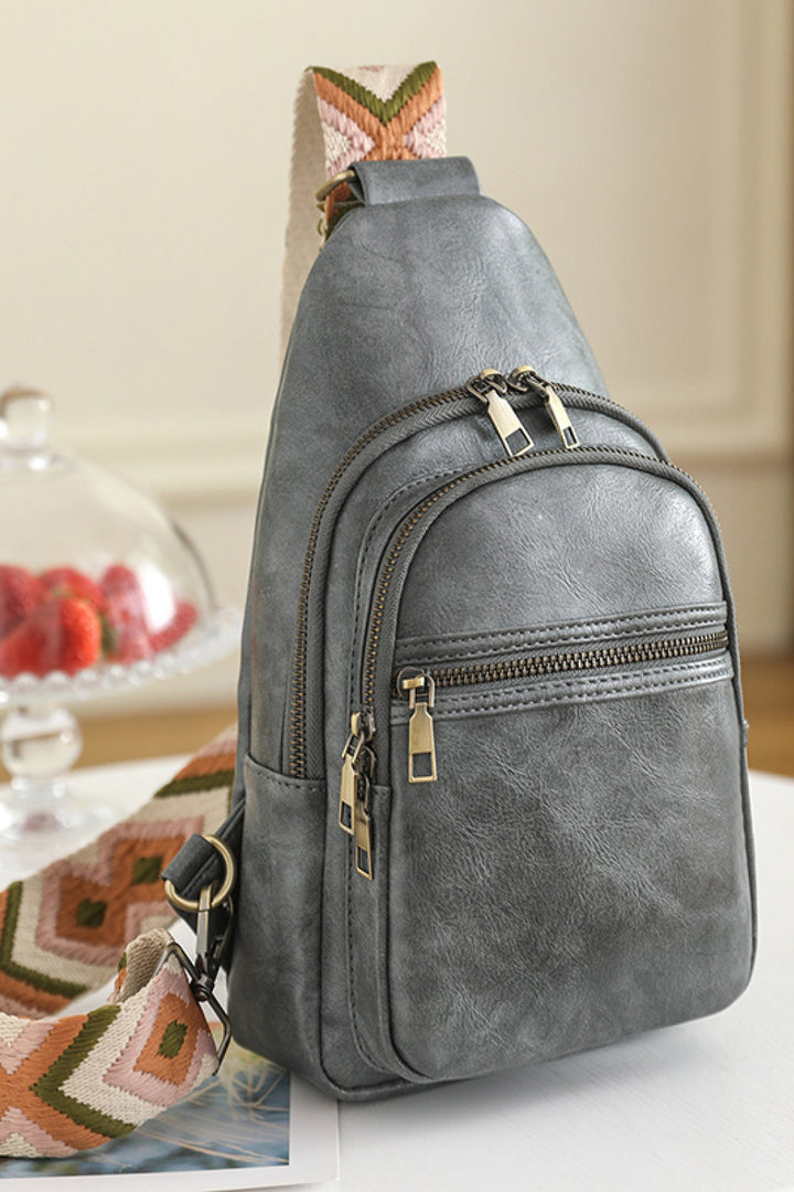 It's Your Time PU Leather Sling Bag - Cheeky Chic Boutique