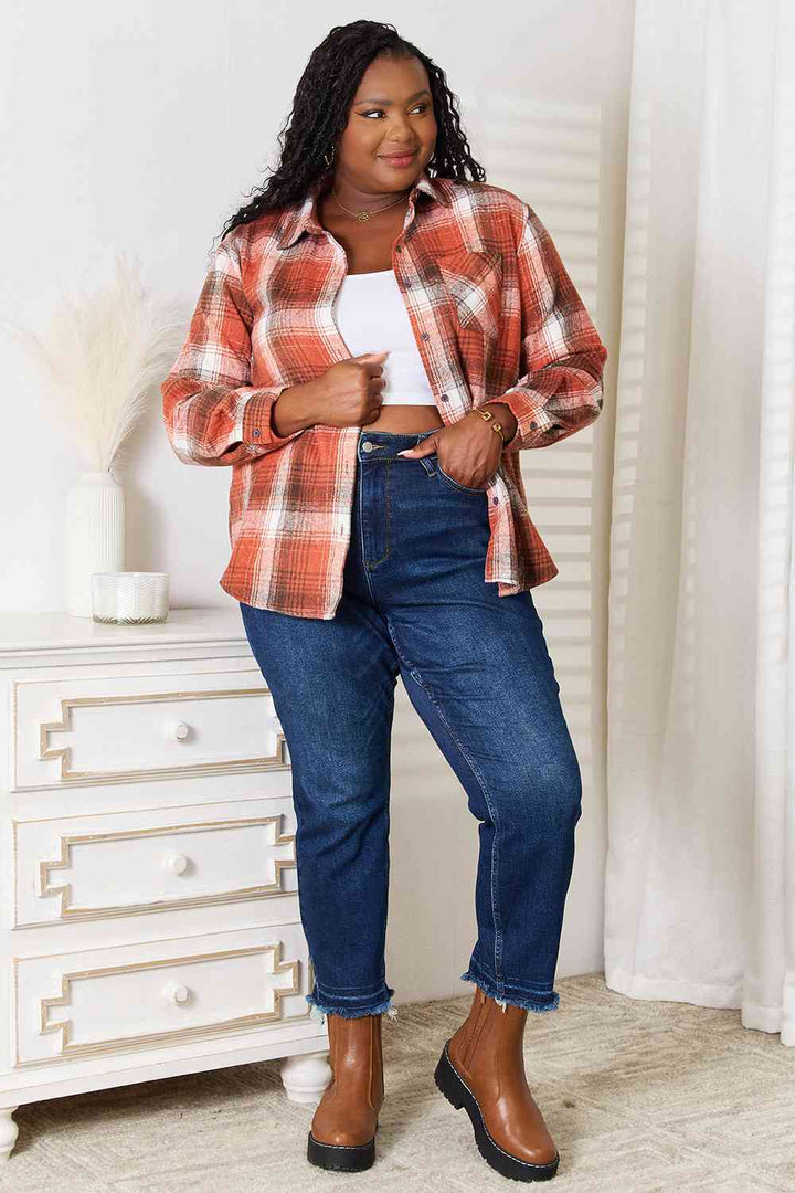 Double Trouble Plaid Shirt - Cheeky Chic Boutique