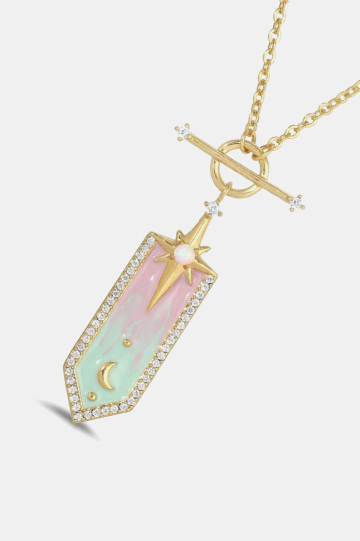 Pastel Sky Pendant Necklace - Cheeky Chic Boutique