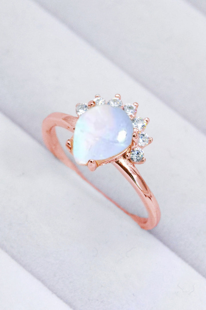925 Sterling Silver Moonstone Ring - Cheeky Chic Boutique