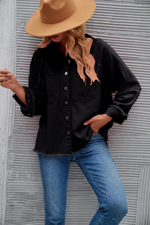 Never Leave Without It Denim Jacket - Cheeky Chic Boutique