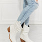 MMShoes Better in Texas Scrunch Cowboy Boots in White - Cheeky Chic Boutique