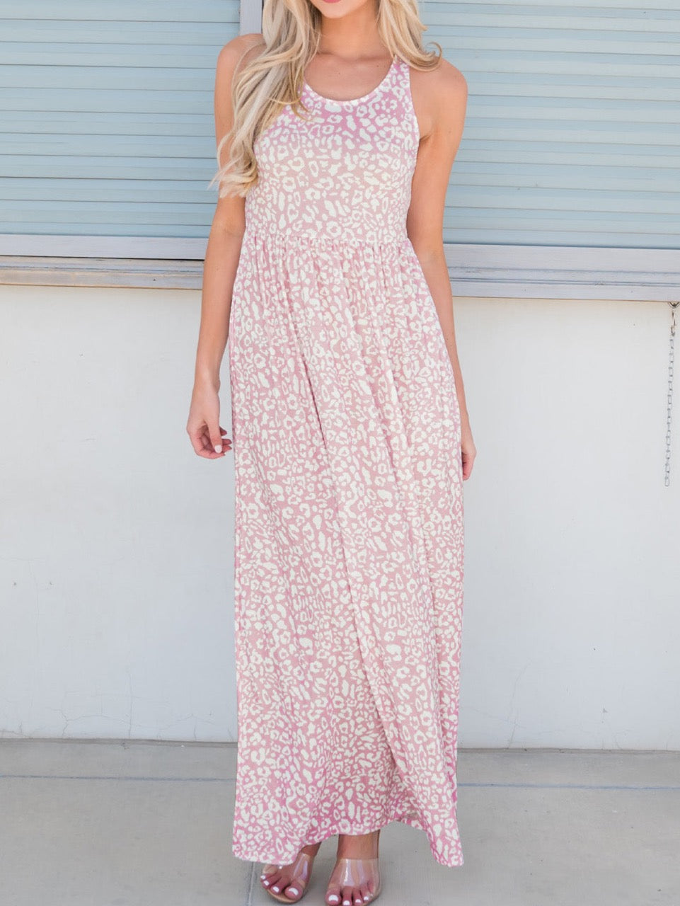 Sunday Stroll Leopard Maxi Dress - Cheeky Chic Boutique