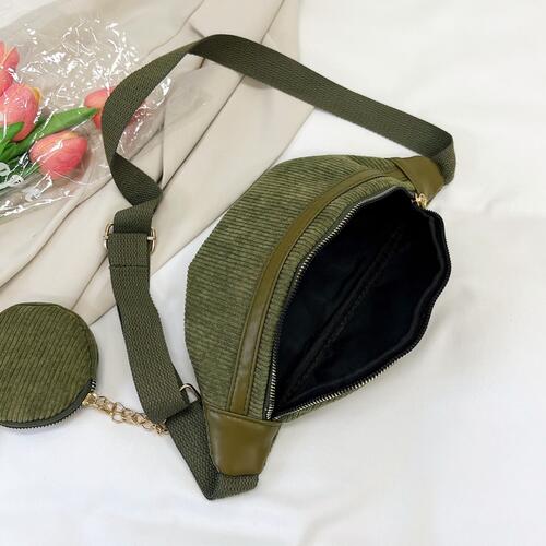 Mom Goals Corduroy Belt Bag - Cheeky Chic Boutique
