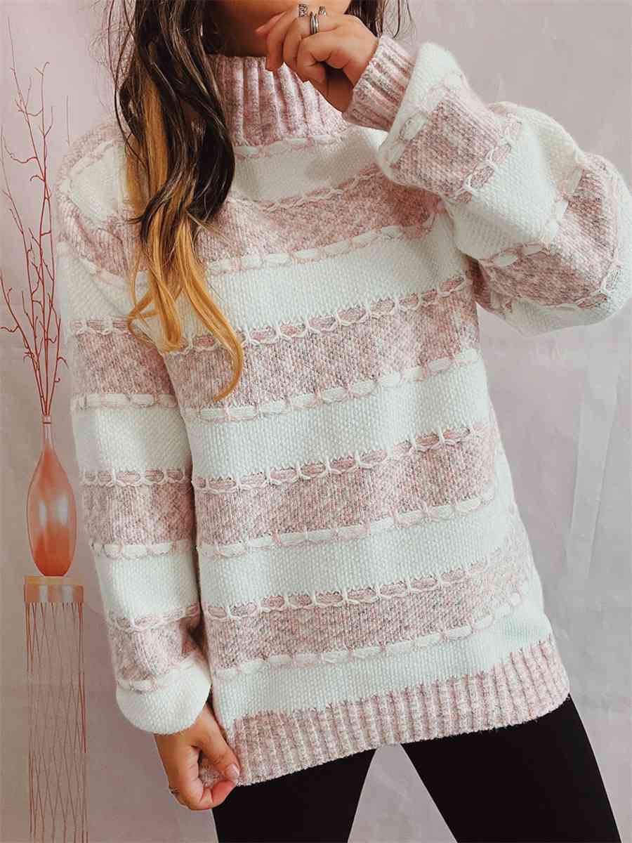 Color Story Striped Sweater - Cheeky Chic Boutique