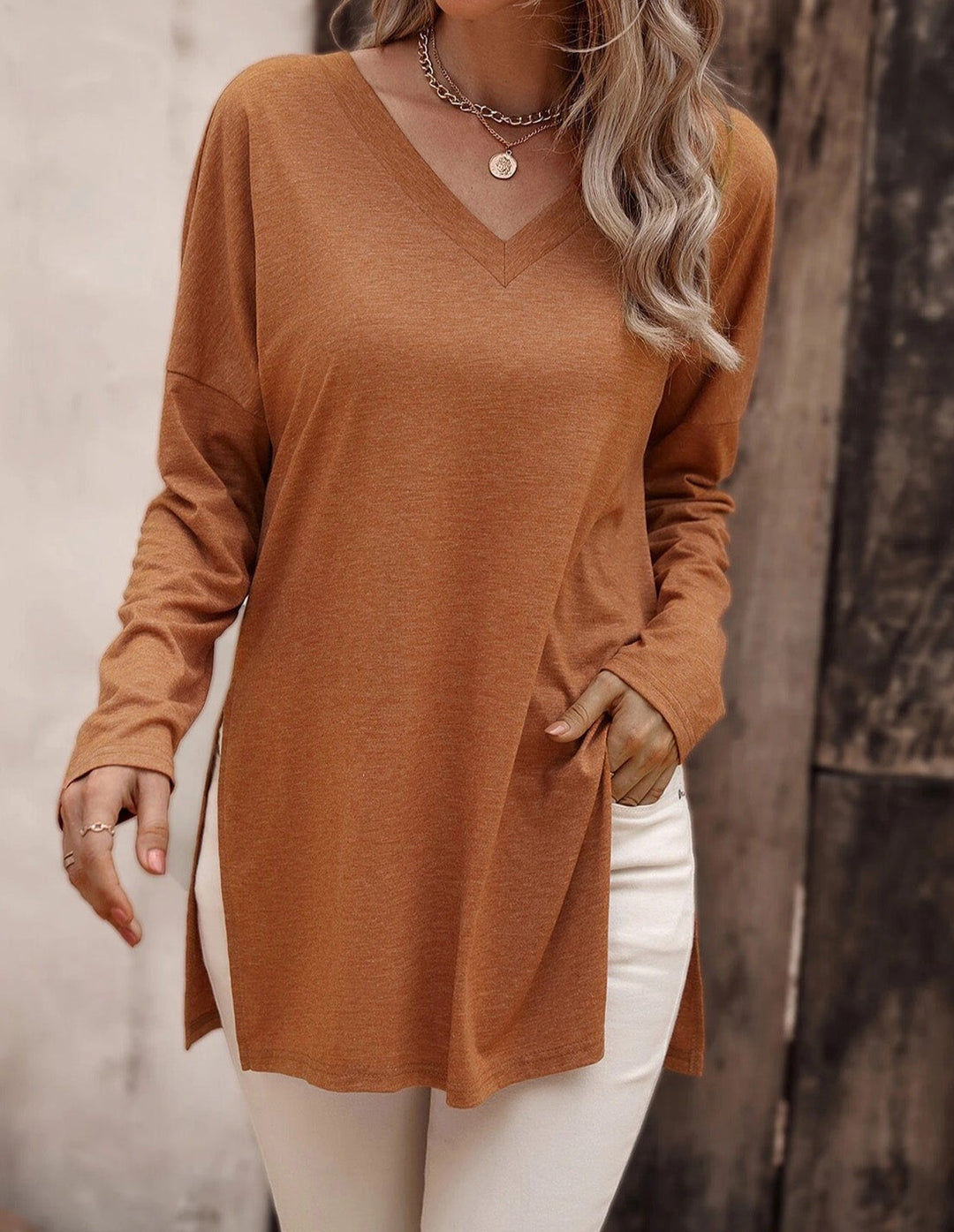 Leaves are Changing Knit Top - Cheeky Chic Boutique