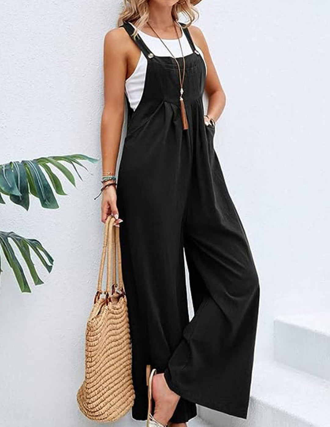Don't Go Yet Jumpsuit - Cheeky Chic Boutique