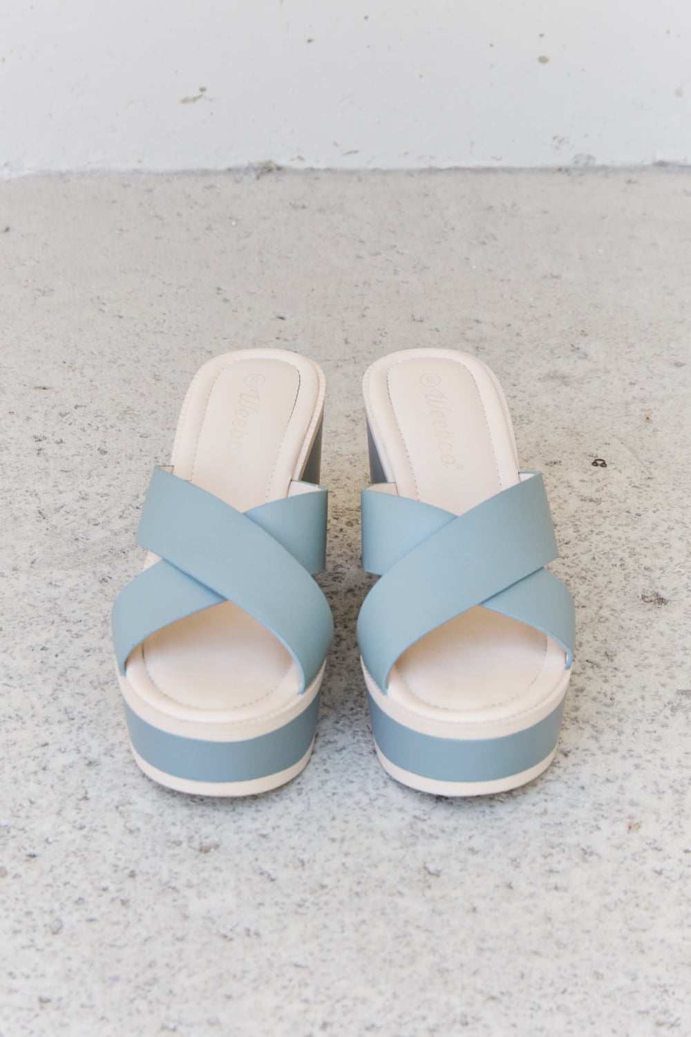 Cherish The Moments Contrast Platform Sandals - Cheeky Chic Boutique
