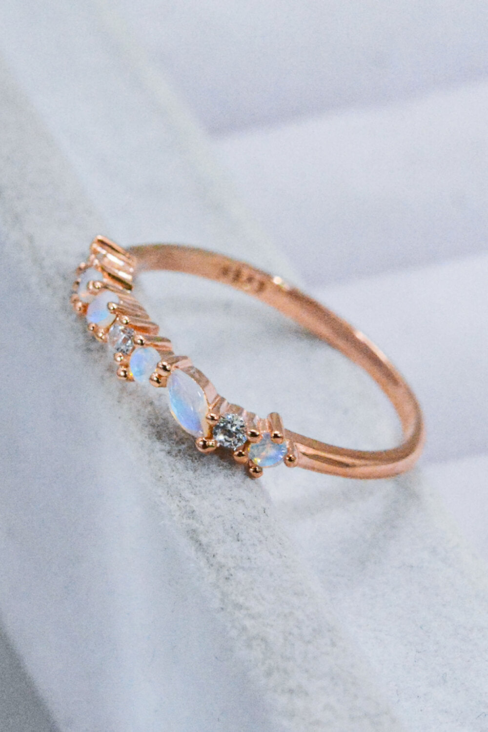 Moonstone and Zircon Decor Ring - Cheeky Chic Boutique
