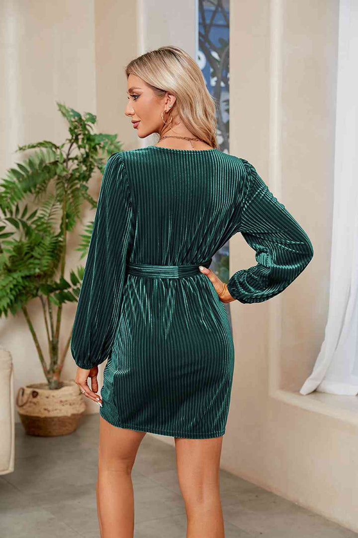 Merry Ribbed Mini Dress - Cheeky Chic Boutique