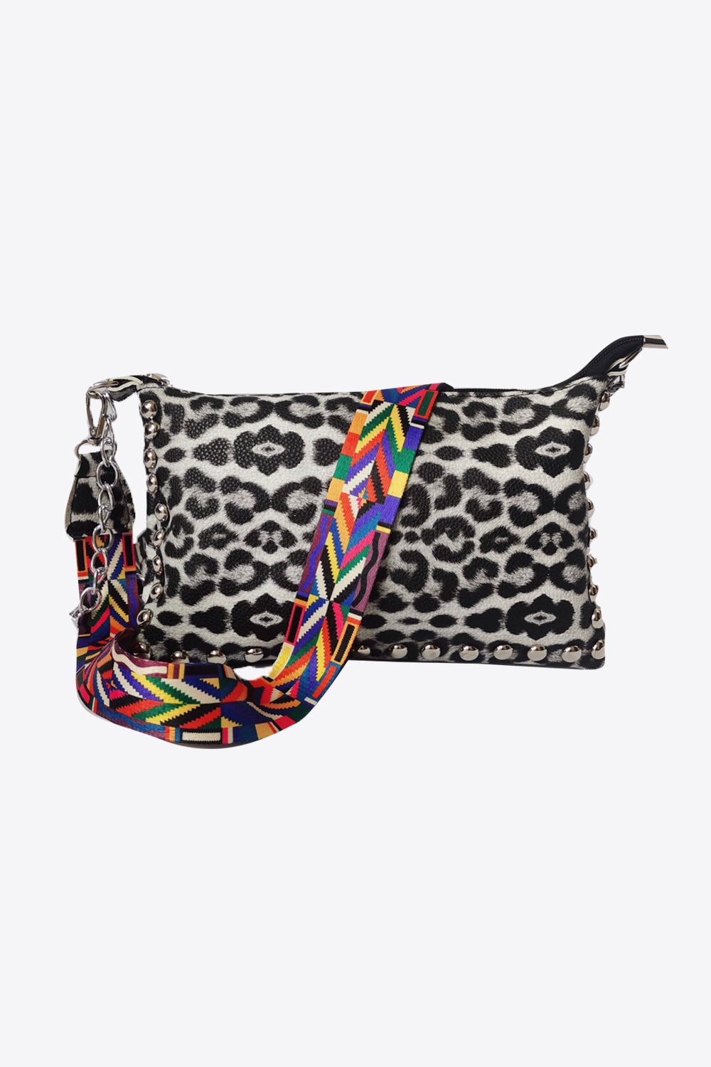 PU Leather Studded Shoulder Bag - Cheeky Chic Boutique