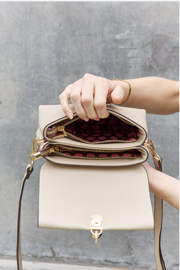 Nicole Lee USA Liv Vegan Leather Crossbody Bag - Cheeky Chic Boutique
