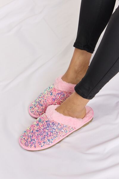 Isn't She Lovely Sequin Slippers - Cheeky Chic Boutique