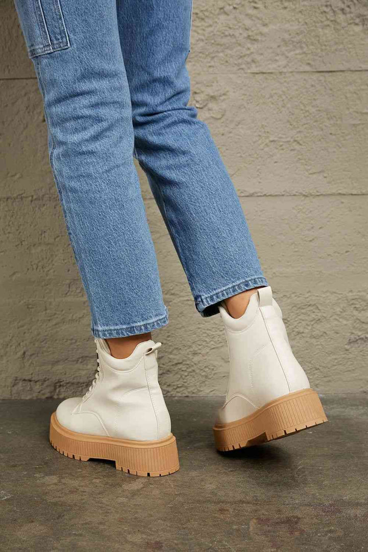 East Lion Corp Platform Combat Boots - Cheeky Chic Boutique