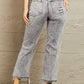 Monica Acid Wash Straight Jeans - Cheeky Chic Boutique