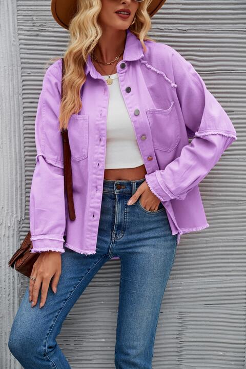 Never Leave Without It Denim Jacket - Cheeky Chic Boutique