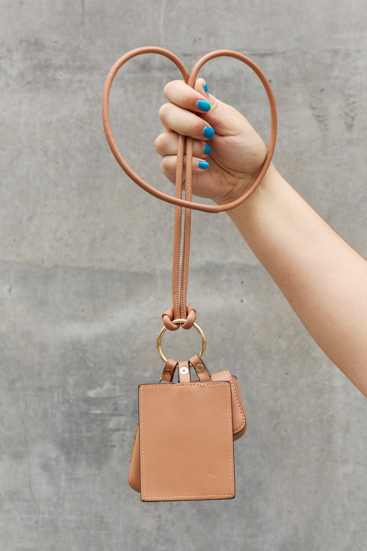 Nicole Lee USA Vegan Leather 3-Piece Lanyard Set - Cheeky Chic Boutique